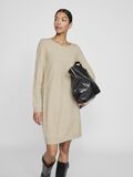 VILA LONG SLEEVED KNITTED DRESS, Natural Melange, highres - 14042768_NaturalMelange_003.jpg