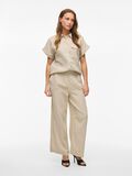 VILA VILANIA SHORT SLEEVED SHIRT, Feather Gray, highres - 14105430_FeatherGray_005.jpg