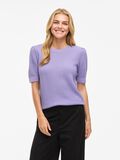 VILA SHORT-SLEEVED KNITTED TOP, Violet Tulip, highres - 14084421_VioletTulip_003.jpg