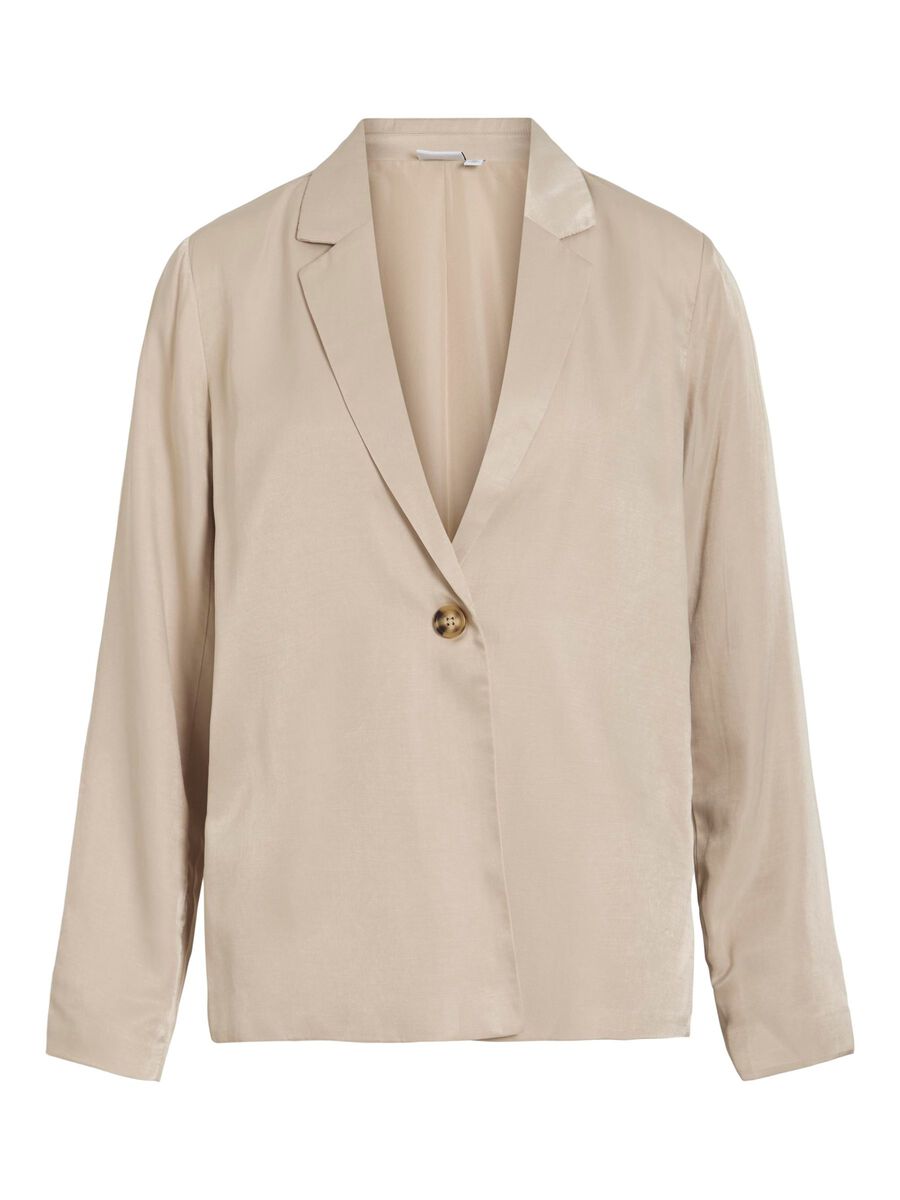 VILA À BOUTONS BLAZER, Feather Gray, highres - 14100336_FeatherGray_001.jpg