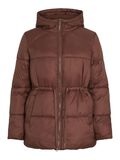 Vila HOODED PUFFER JACKET, Chocolate Fondant, highres - 14083557_ChocolateFondant_001.jpg