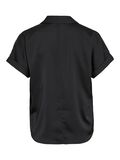 VILA VIENNA SHORT SLEEVED SHIRT, Black Beauty, highres - 14107405_BlackBeauty_002.jpg