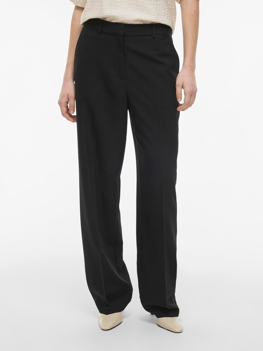 VILA HIGH WAIST TROUSERS, Black Beauty, highres - 14105318_BlackBeauty_003.jpg