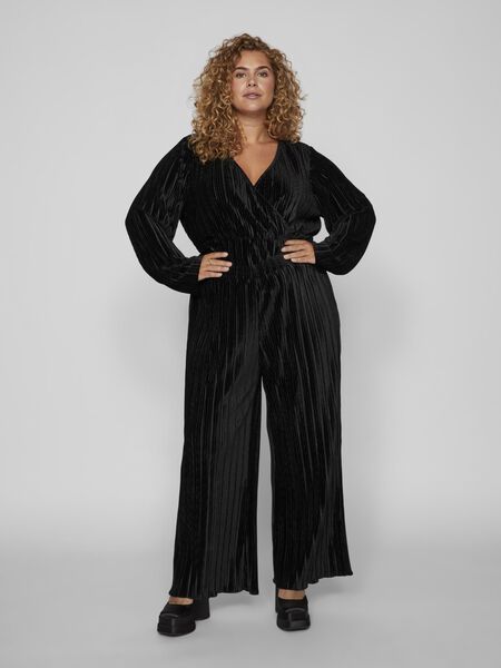 Vila CURVE - HIGH WAISTED TROUSERS, Black, highres - 14094620_Black_005.jpg