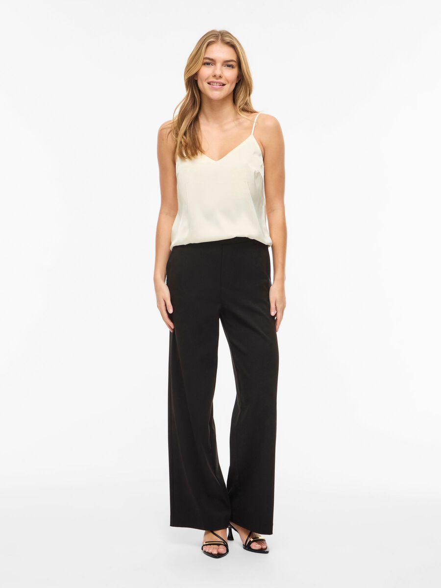 Carousel image - VIENNA RAVENNA V-NECK STRAP TOP, Birch | 4