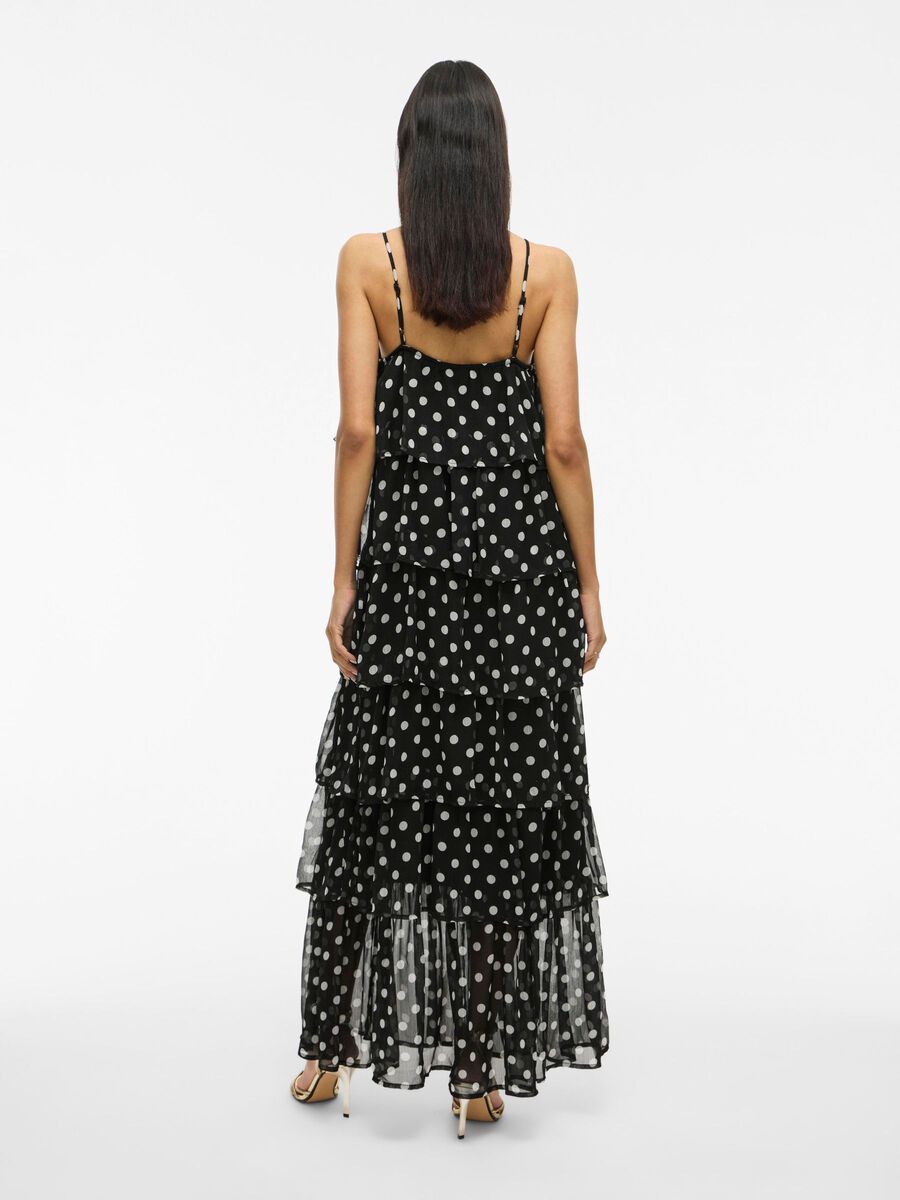 VILA VIHARLEY TIERED MAXI DRESS, Black, highres - 14114575_Black_1259644_004.jpg