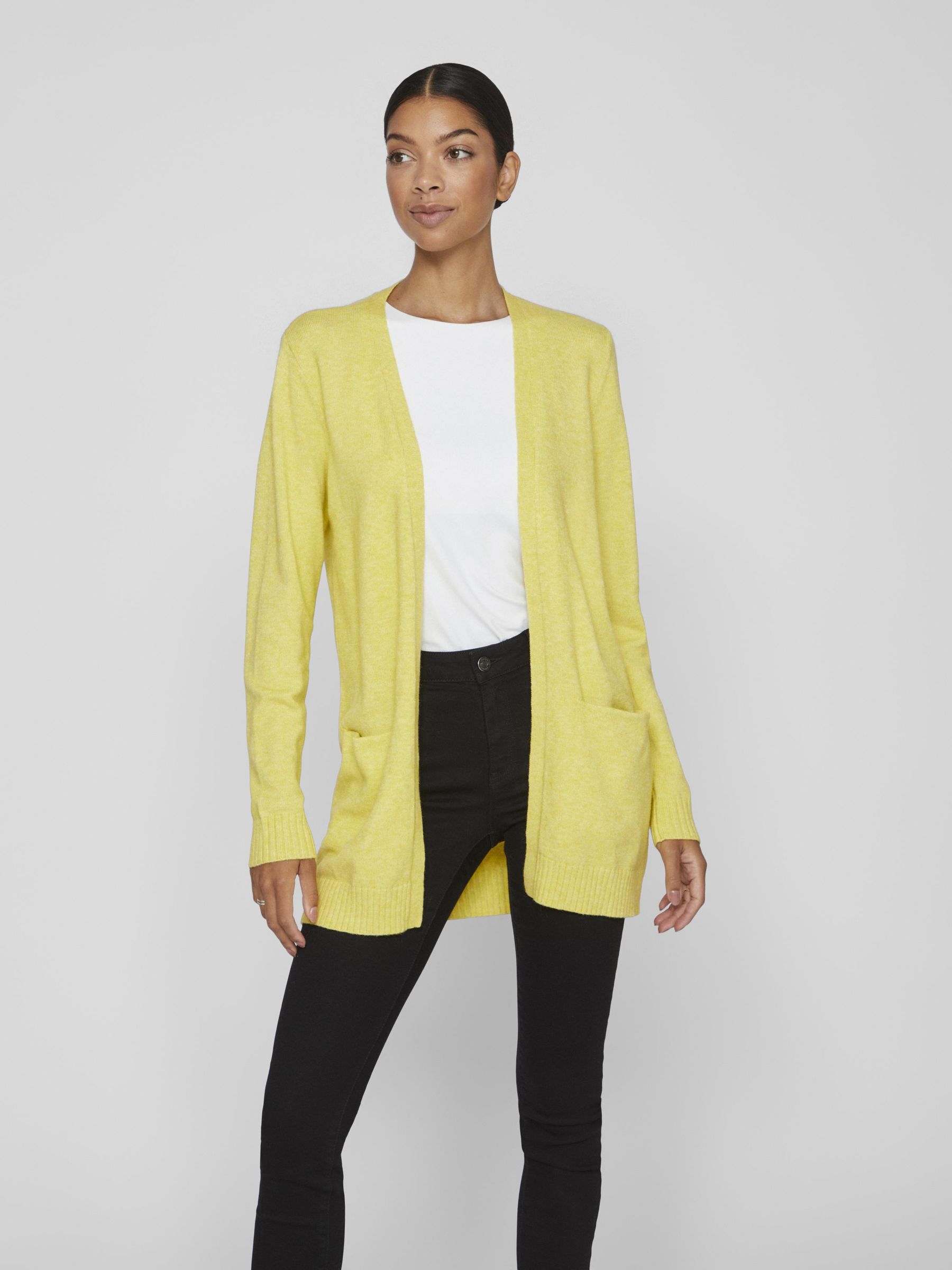BASIC KNITTED CARDIGAN Green VILA