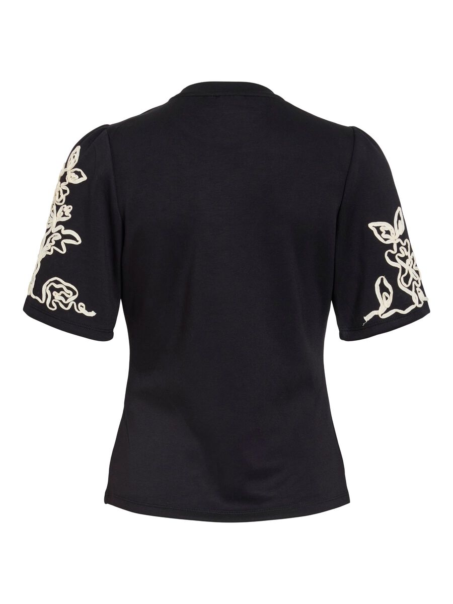 Product carousel image - VIMIA CUELLO REDONDO SUDADERA DE MANGA CORTA, Black | 2