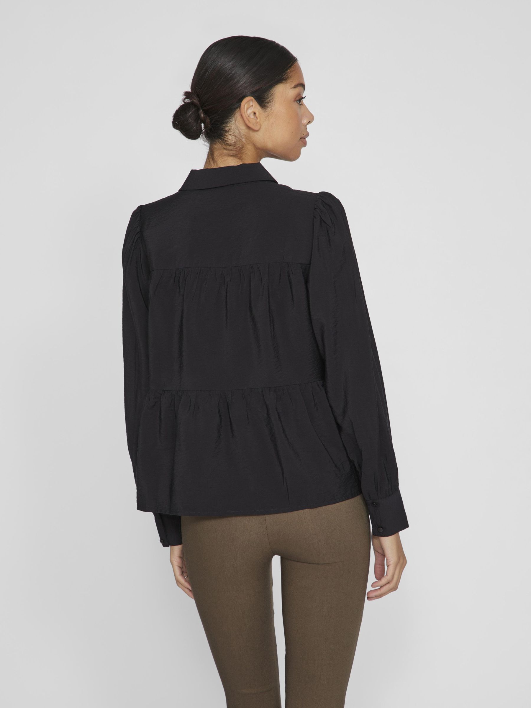 Long peplum shirt hotsell