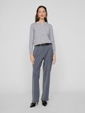 VILA AVEC BOUTONS SUR LE DEVANT CARDIGAN EN MAILLE, Light Grey Melange, highres - 14108338_LightGreyMelange_005.jpg
