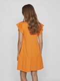 Vila SHORT-SLEEVED SHORT DRESS, Sun Orange, highres - 14087541_SunOrange_004.jpg