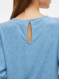 VILA ROUND NECK SHORT SLEEVED TOP, Blissful Blue, highres - 14101667_BlissfulBlue_007.jpg