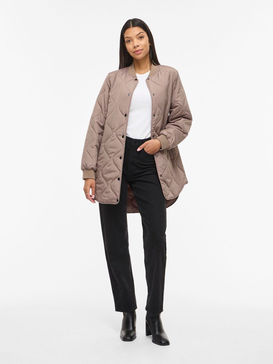 Product carousel image - VITATE TRAPUNTATO CAPPOTTO, Taupe Gray | 1