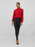 Vila LONG SLEEVED HIGH NECK TOP, Pompeian Red, highres - 14080285_PompeianRed_005.jpg