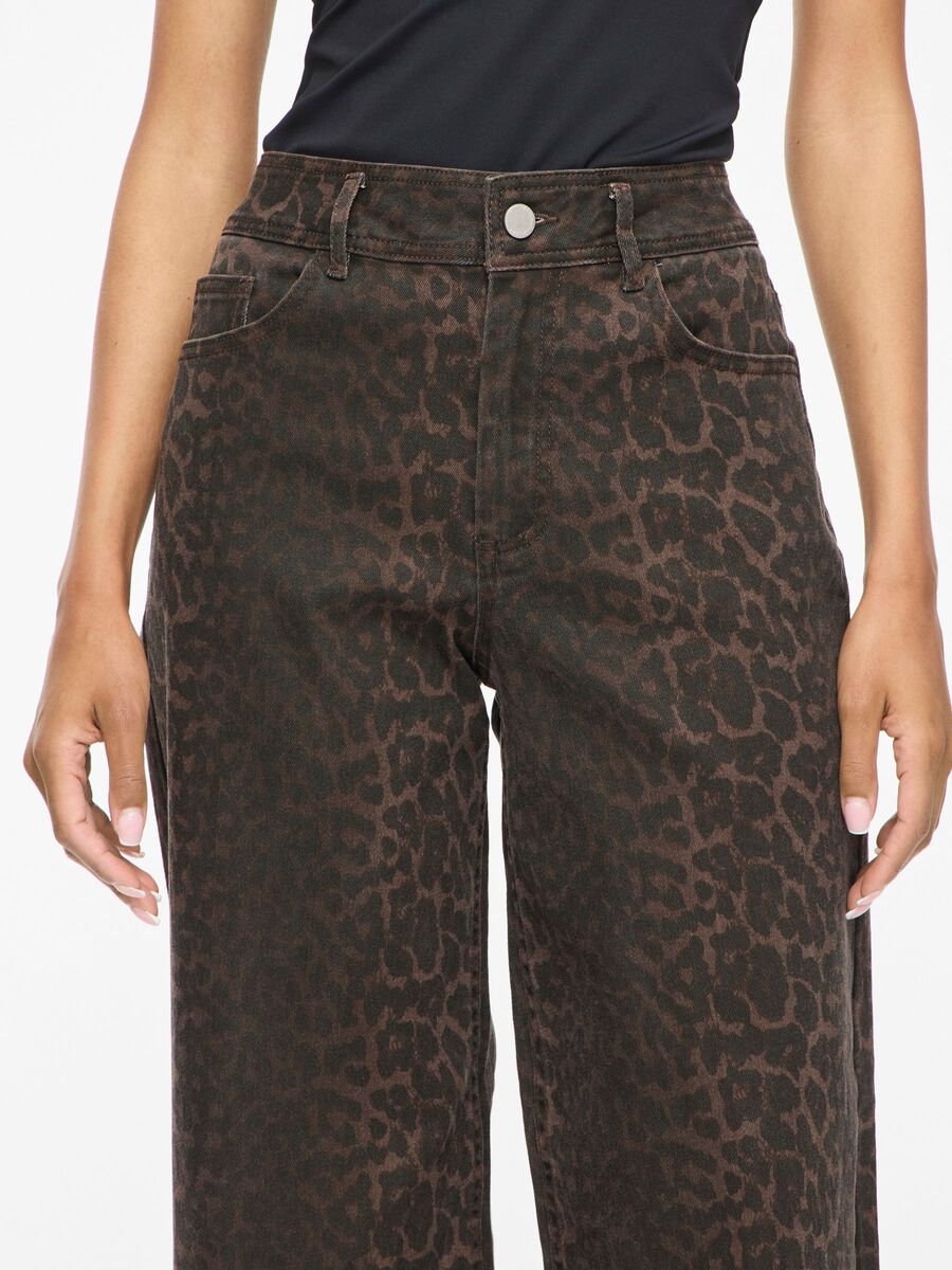 Carousel image - VICHIA - TAILLE HAUTE JEAN, Coffee Bean | 3