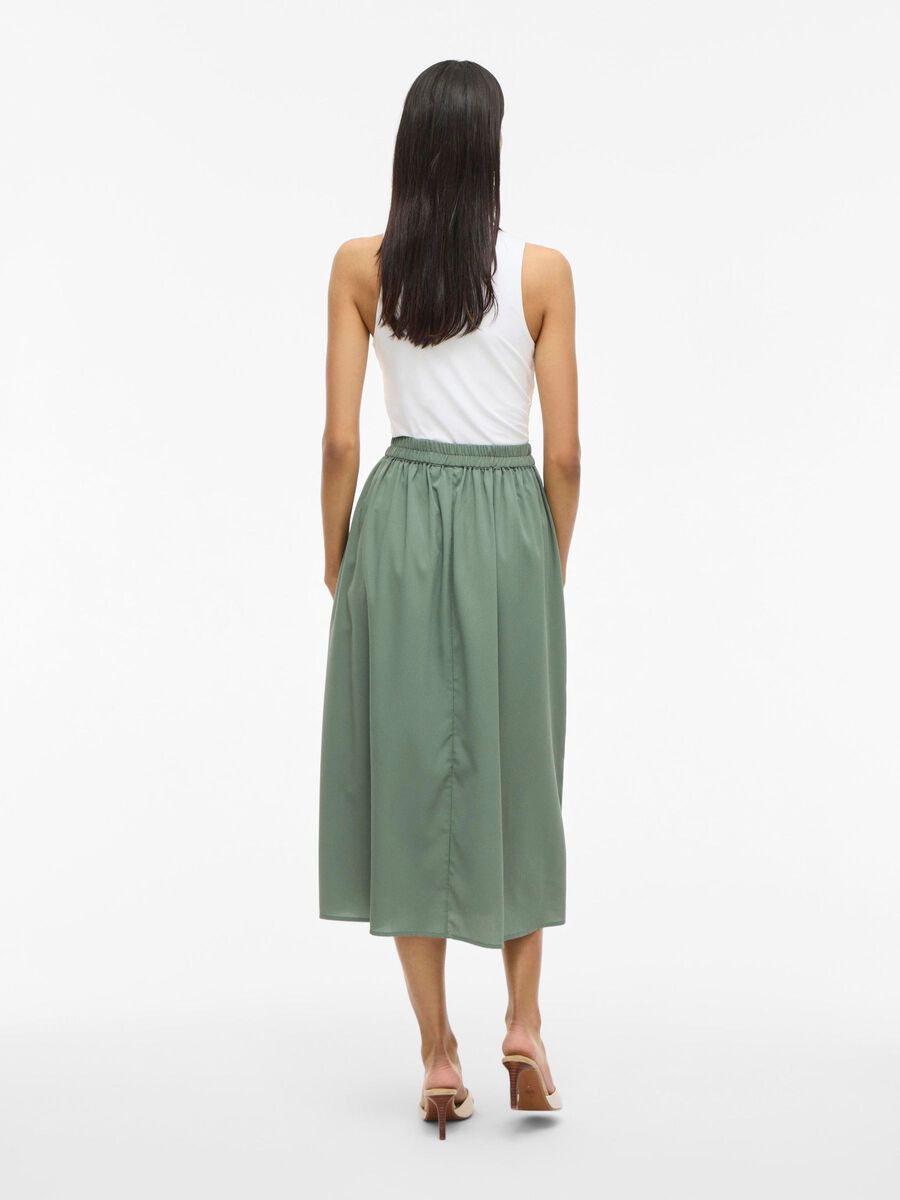 VILA HIGH WAIST MIDIROCK, Laurel Wreath, highres - 14109688_LaurelWreath_004.jpg