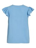 VILA VILIKA V-HALS TOP MET KAPMOUWEN, Blissful Blue, highres - 14112802_BlissfulBlue_002.jpg