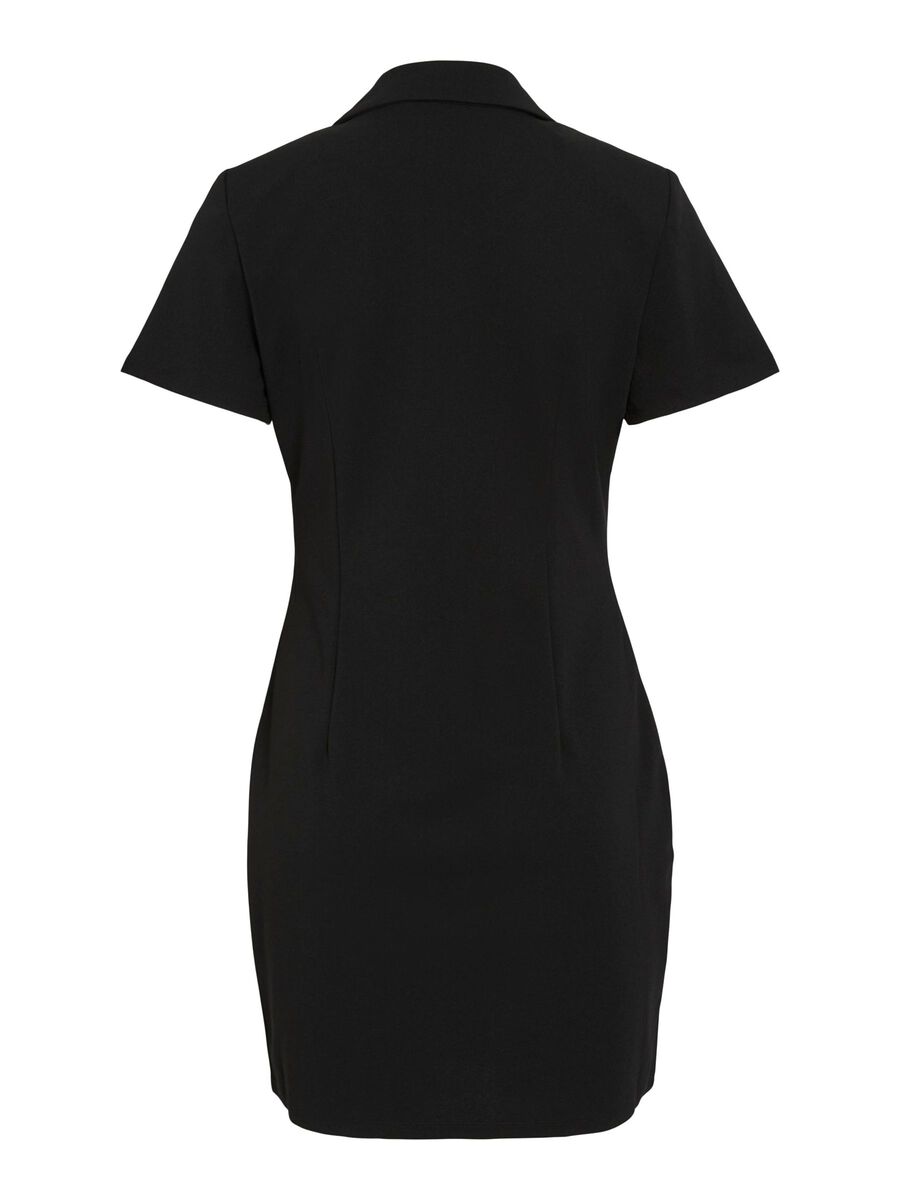VILA VICLARA SHORT BLAZER DRESS, Black, highres - 14114539_Black_002.jpg