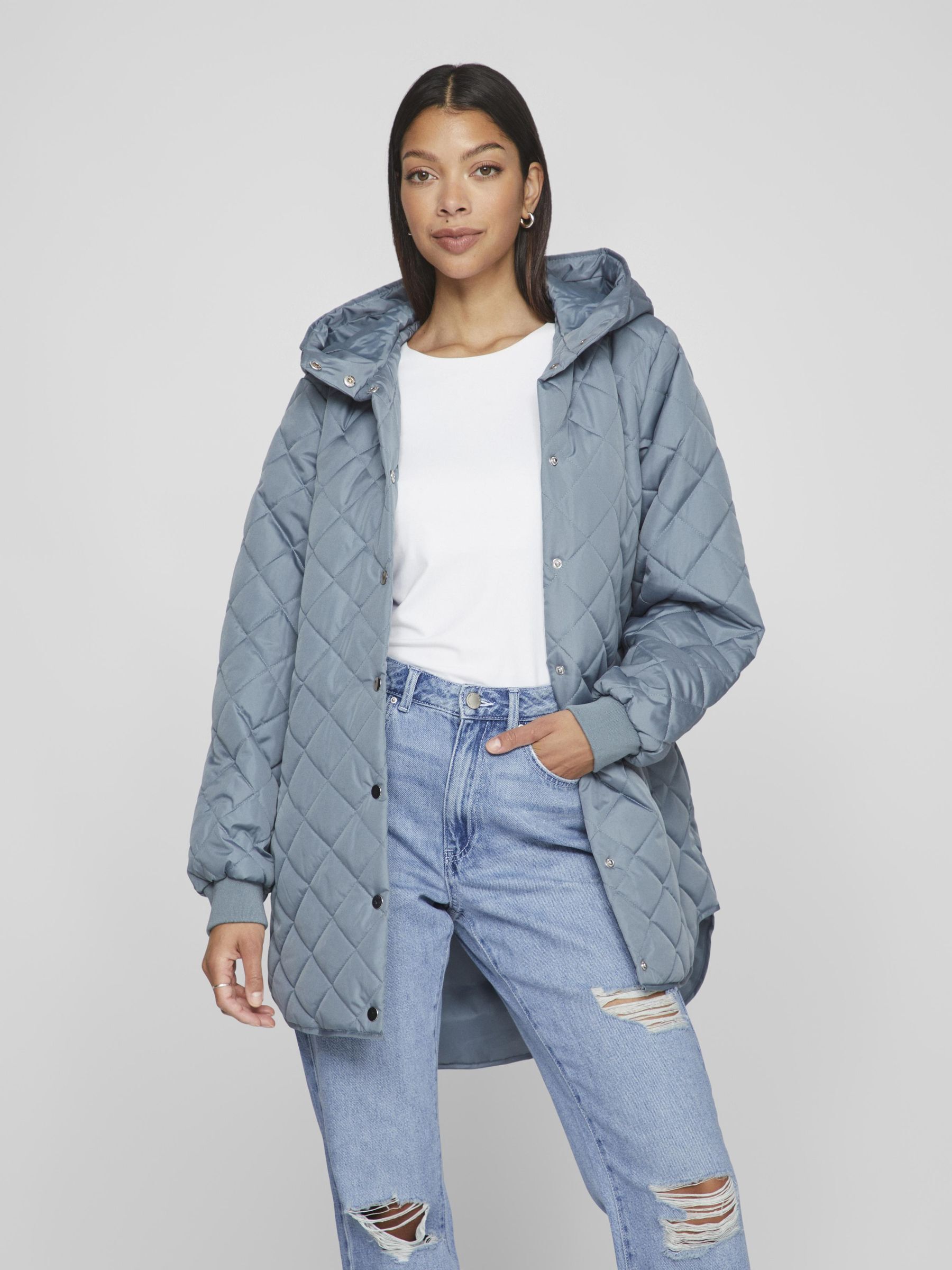 Womens spring parka jacket top