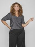 Vila CURVE - GLITTER SHORT SLEEVED TOP, Silver, highres - 14090399_Silver_003.jpg