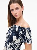 VILA VILISA OFF-SHOULDER MIDI JURK, Navy Blazer, highres - 14107132_NavyBlazer_1185557_006.jpg