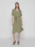 Vila SHORT SLEEVED MIDI DRESS, Oil Green, highres - 14089260_OilGreen_003.jpg