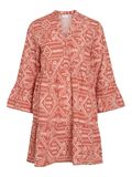 VILA VIETNA - MANCHES 3/4 ROBE COURTE, Ginger Spice, highres - 14110947_GingerSpice_1225506_001.jpg