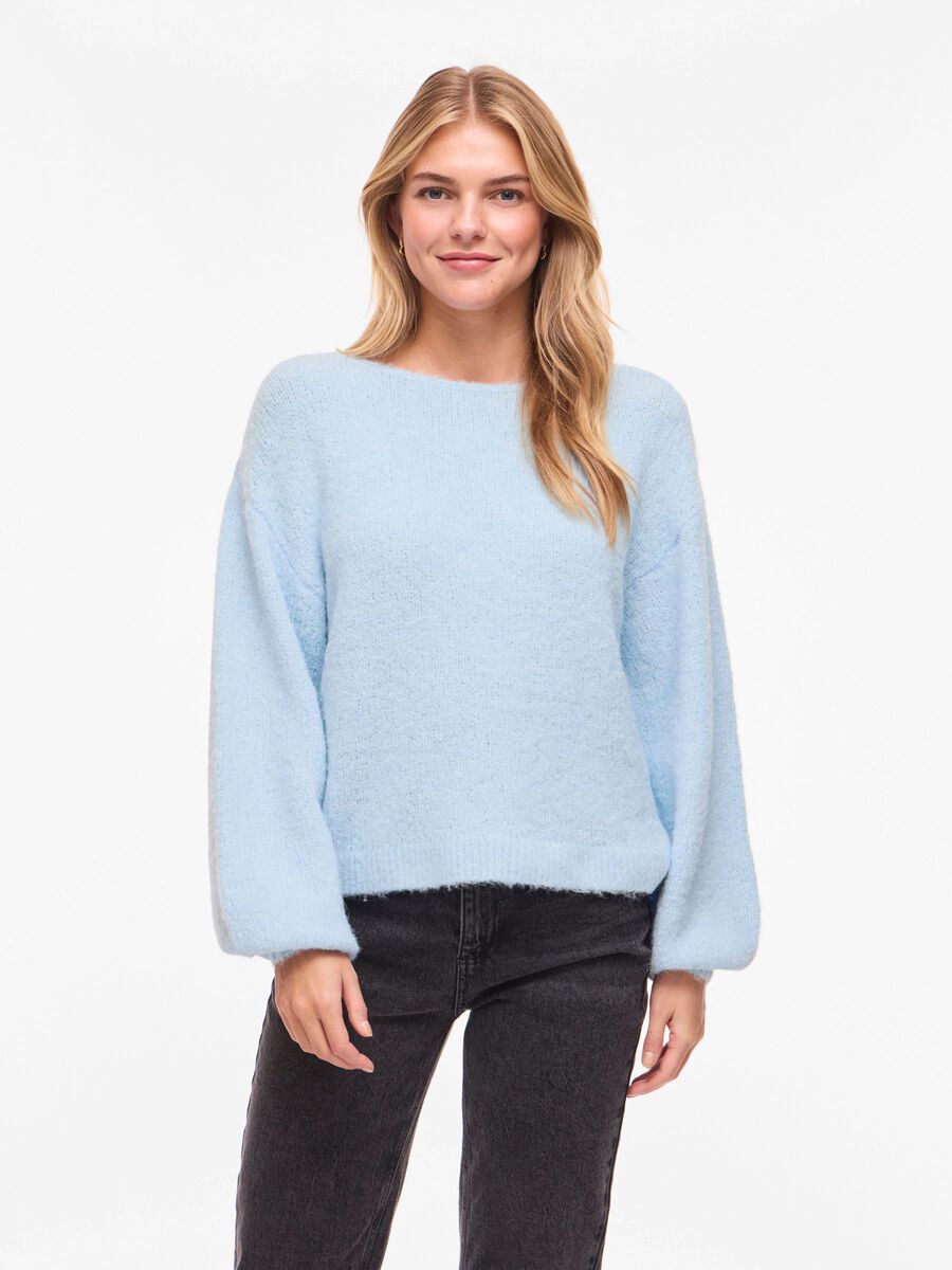 Product carousel image - VIMARLEY BOATNECK KNITTED PULLOVER, Nantucket Breeze | 1