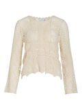 VILA CROCHET LONG SLEEVED BLOUSE, Birch, highres - 14099657_Birch_001.jpg