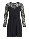 Vila SPITZEN KLEID MIT LANGEN ÄRMELN, Black, highres - 14078982_Black_001.jpg