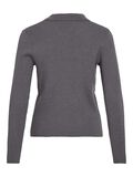 VILA POLO KNITTED PULLOVER, Dark Grey Melange, highres - 14109858_DarkGreyMelange_002.jpg