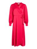 VILA LONG SLEEVED MIDI WRAP DRESS, Viva Magenta, highres - 14093784_VivaMagenta_001.jpg