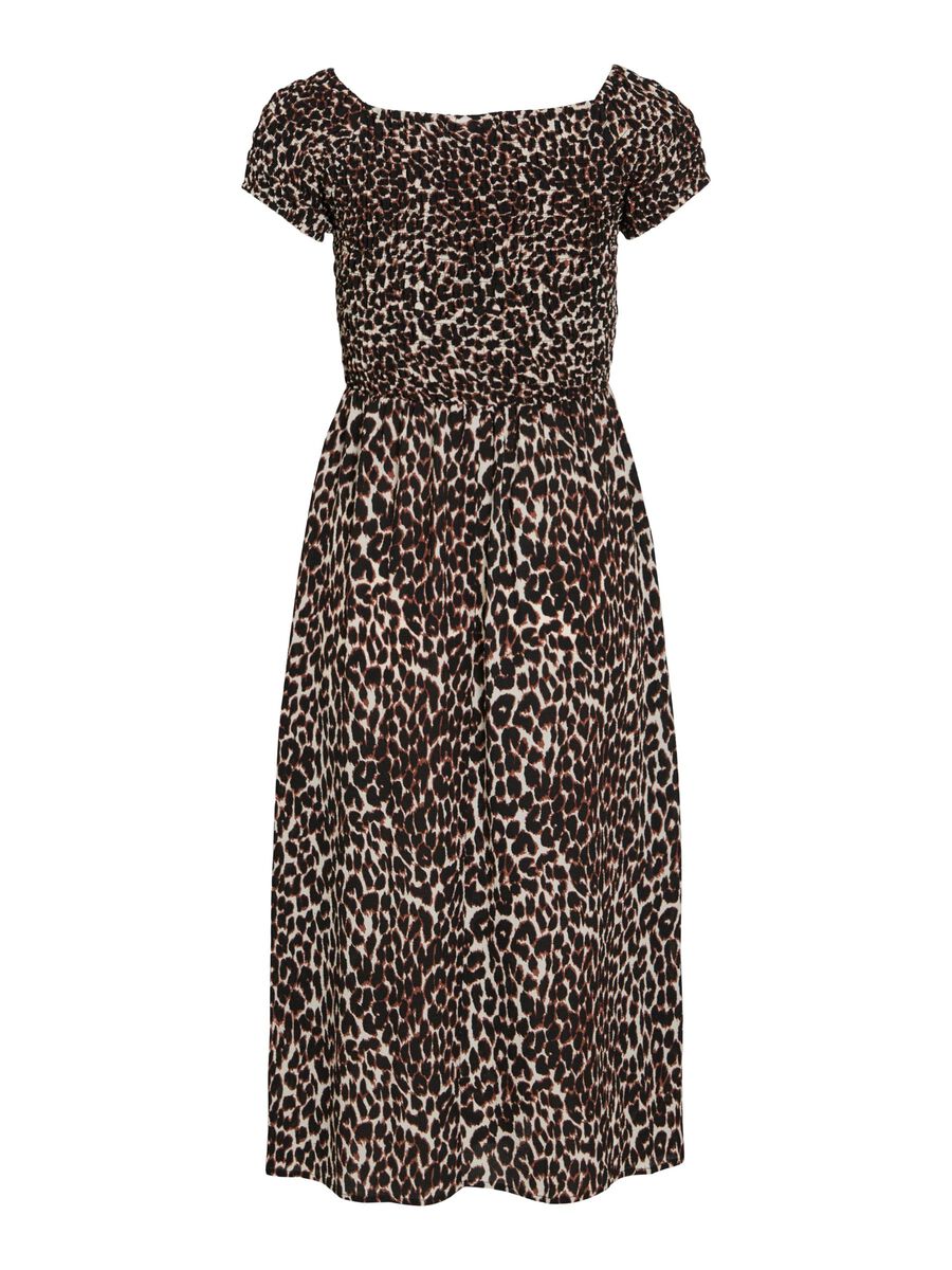 VILA VIRITA MIDI SMOCK DRESS, Black, highres - 14109883_Black_1216470_002.jpg