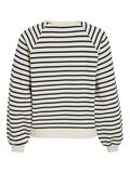 VILA VIHEATHER STRIPED SWEATSHIRT, Cloud Dancer, highres - 14109574_CloudDancer_1212764_002.jpg