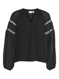 Vila DETAILED LONG SLEEVED BLOUSE, Black, highres - 14091580_Black_001.jpg
