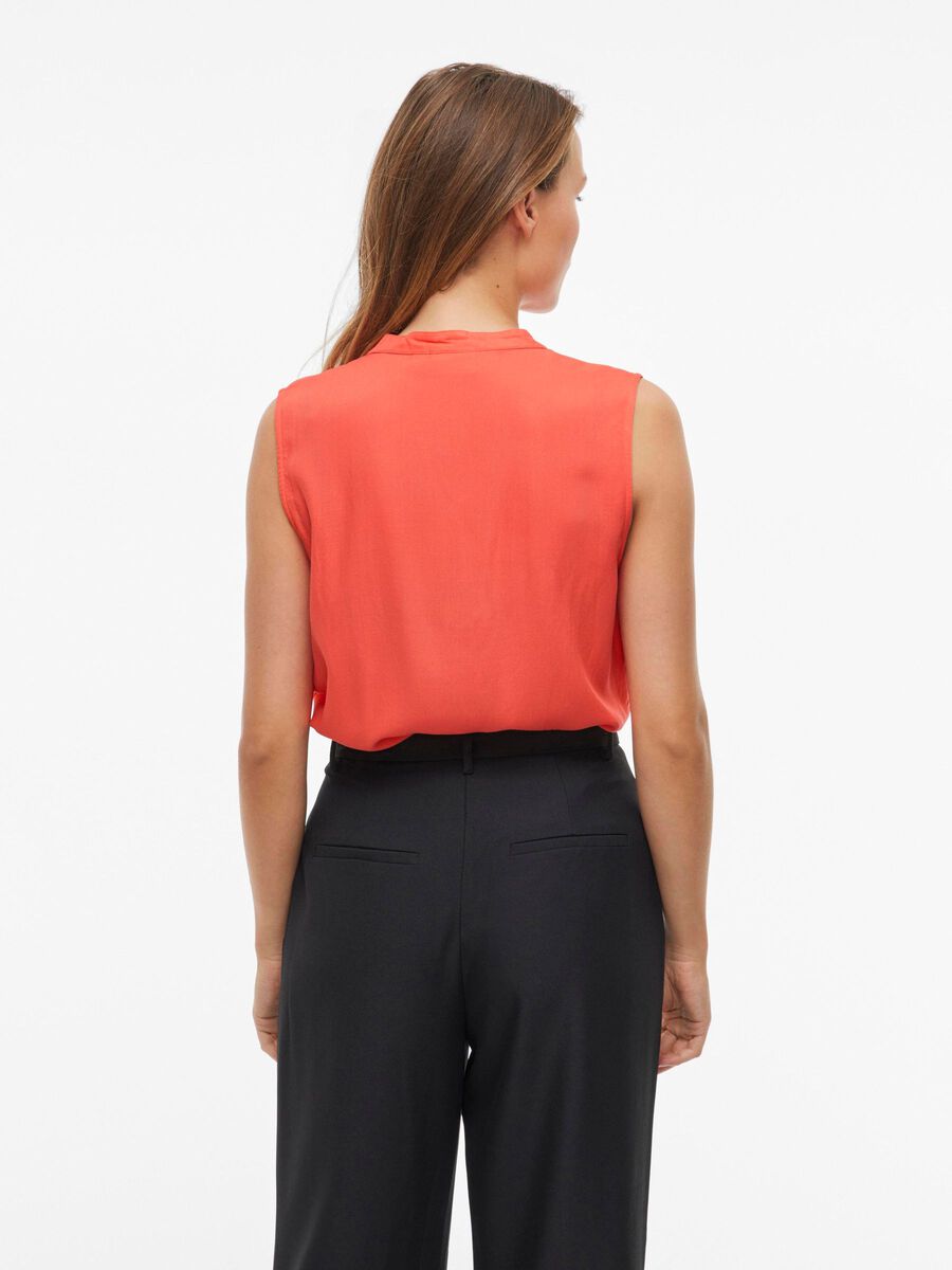 VILA V-NECK SLEEVELESS TOP, Dubarry, highres - 14101662_Dubarry_004.jpg