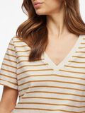 VILA V-NECK SHORT SLEEVED TOP, Birch, highres - 14104150_Birch_1192064_006.jpg