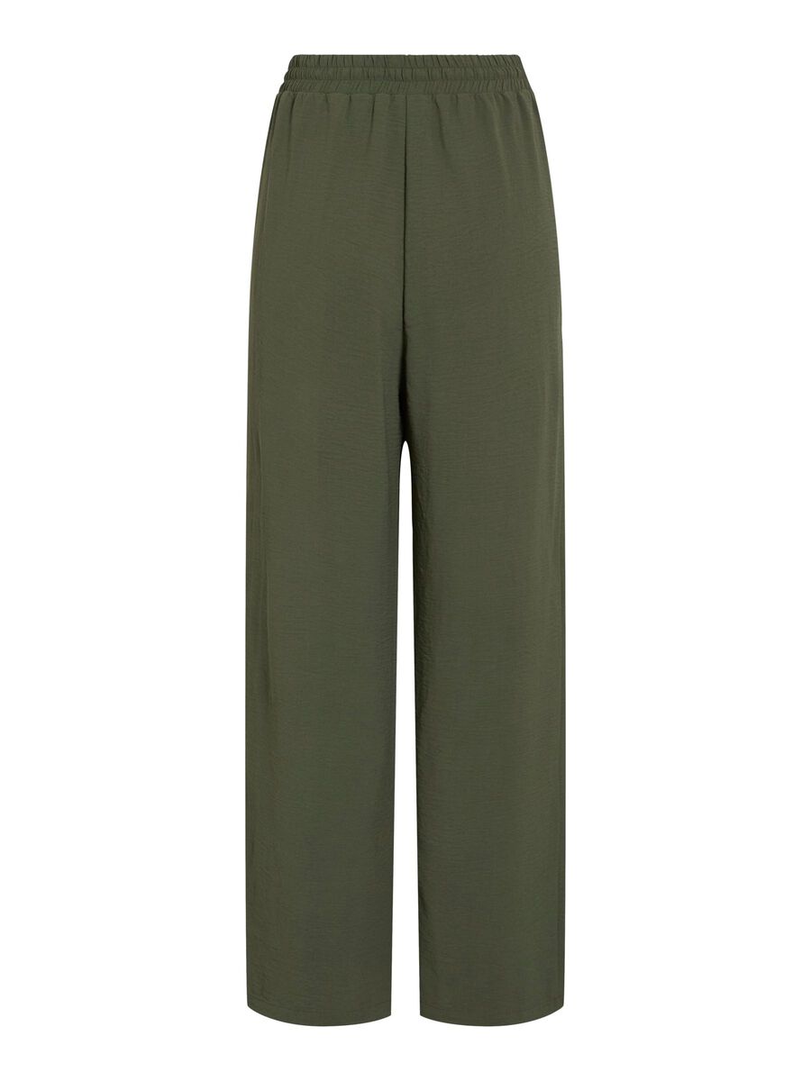 VILA HIGH WAIST WIDE-LEG TROUSERS, Deep Depths, highres - 14100308_DeepDepths_002.jpg