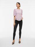 VILA ROUND NECK SHORT SLEEVED TOP, Winsome Orchid, highres - 14101667_WinsomeOrchid_005.jpg