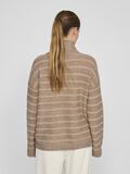 VILA HIGH NECK KNITTED PULLOVER, Natural Melange, highres - 14102017_NaturalMelange_1143709_004.jpg