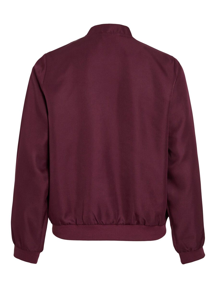 VILA ZIPPER BOMBER JACKET, Fig, highres - 14100221_Fig_002.jpg