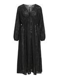 VILA V-NECK MAXI DRESS, Black, highres - 14107904_Black_001.jpg