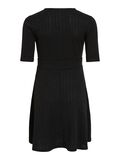 VILA VIMILJA SHORT SLEEVED SHORT DRESS, Black, highres - 14112787_Black_002.jpg