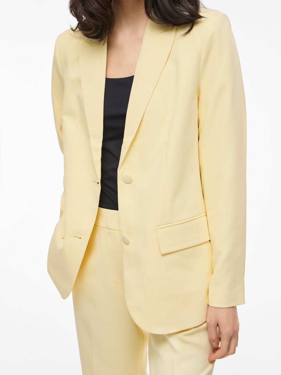 Carousel image - VIBLUME, BOTONADURA SENCILLA BLAZER, Pastel Yellow | 5
