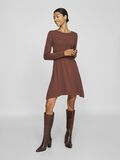 VILA STRIKKET KORT KJOLE, Shaved Chocolate, highres - 14103191_ShavedChocolate_005.jpg