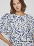 VILA GEDESSINEERD TOP MET KORTE MOUWEN, Mazarine Blue, highres - 14102892_MazarineBlue_1163407_006.jpg
