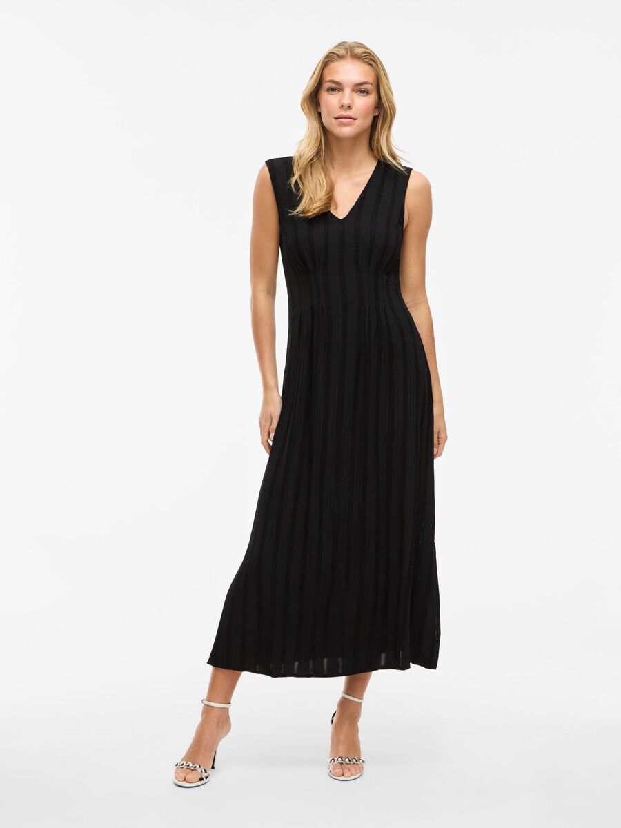 VILA VIYRINA SLEEVELESS MAXI DRESS, Black Beauty, highres - 14095834_BlackBeauty_003.jpg