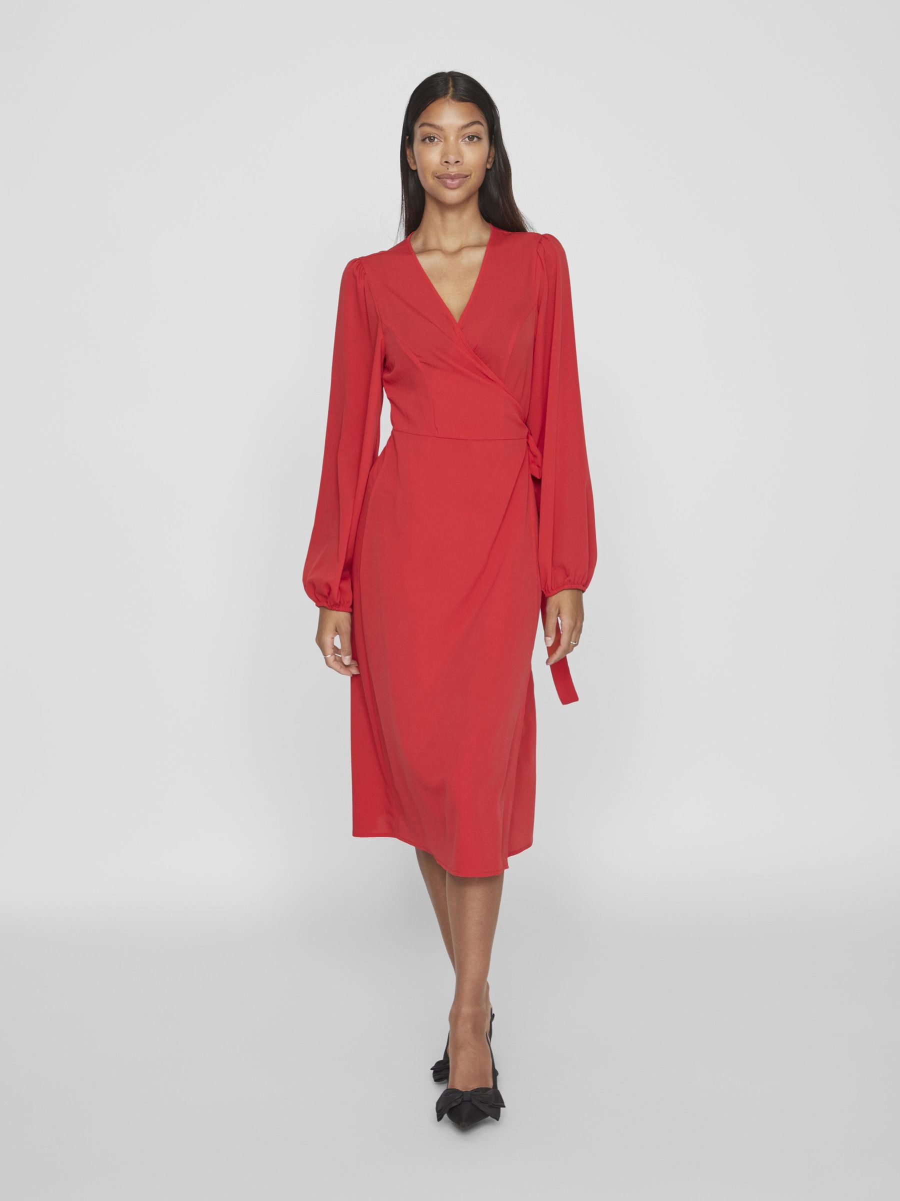 Robe manche longue cache coeur new arrivals
