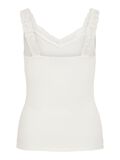 Product image thumbnail - VICLURA V-NECK SLEEVELESS TOP, Snow White | 6