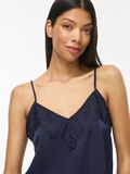 Product image thumbnail - VILEA ASYMMETRIC LACE STRAP TOP, Navy Blazer | 3